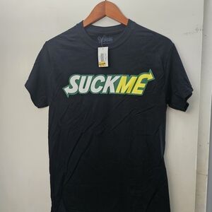 Spencer's Black Short Sleeve Tee with Graphic Design